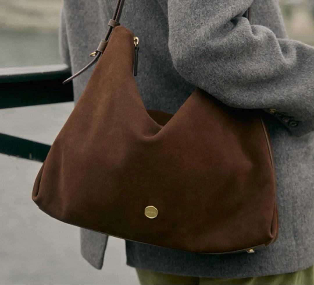LEMEME Sac Agnesブラウン　ルメメ　ショルダーバッグ