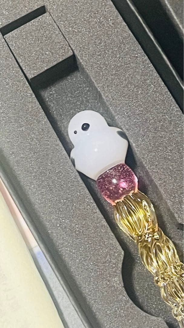 Paraglass ガラスペン シマエナガ