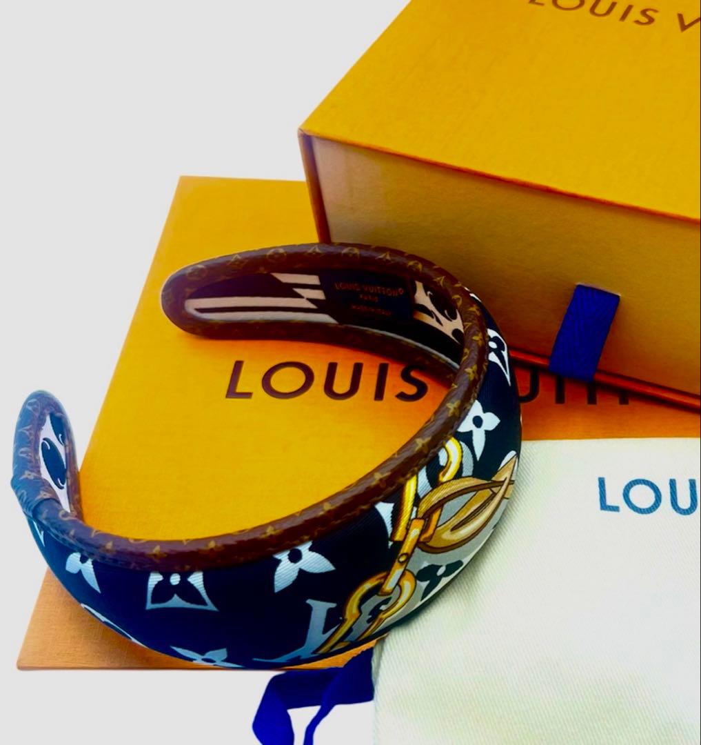 超美品　ルイヴィトン　カチューシャ　ヘアバンド　ビーマインドフル　M77394