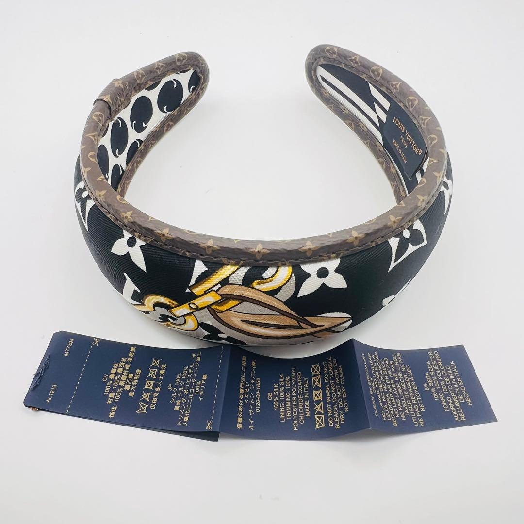 超美品　ルイヴィトン　カチューシャ　ヘアバンド　ビーマインドフル　M77394