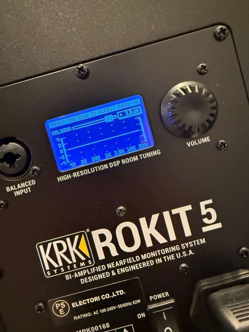 KRK ROKIT 5 G4 モニタースピーカー 片側のみ 動作品 美品