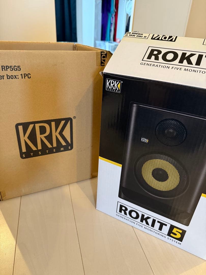 KRK ROKIT 5 G4 モニタースピーカー 片側のみ 動作品 美品