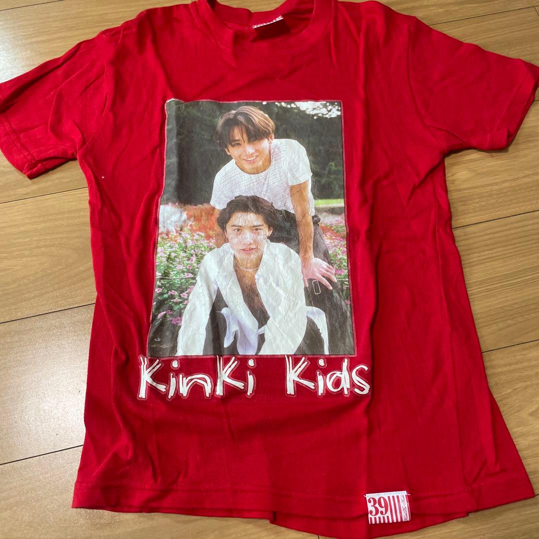 KiNKi Kids 赤 Tシャツ