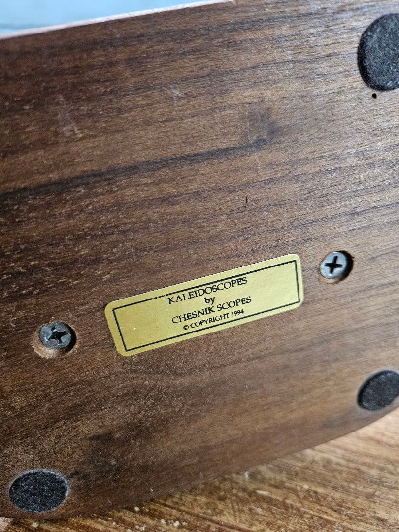 チェスニックスコープ カレイドスコープ 万華鏡 ブラス 真鍮製 ヴィンテージ