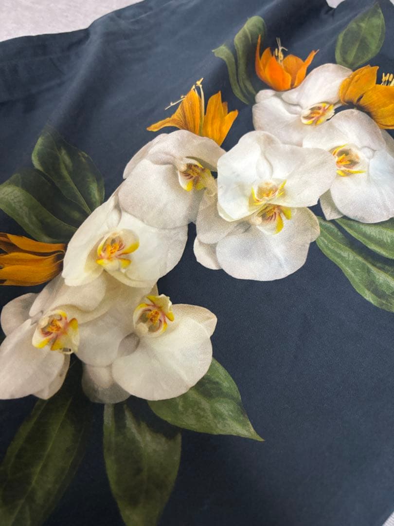 ドリスヴァンノッテン 膝丈　スカート　胡蝶蘭