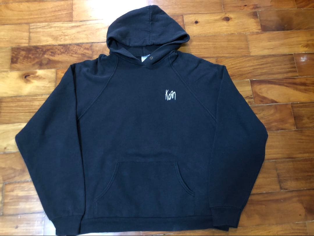 ち*。様 当時物90s kornパーカー黒XL/llicahardcor