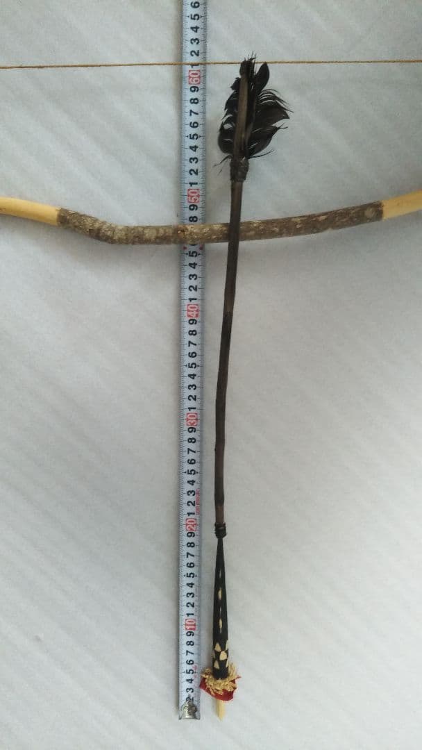 アイヌ民具弓矢セット　クとへペライ