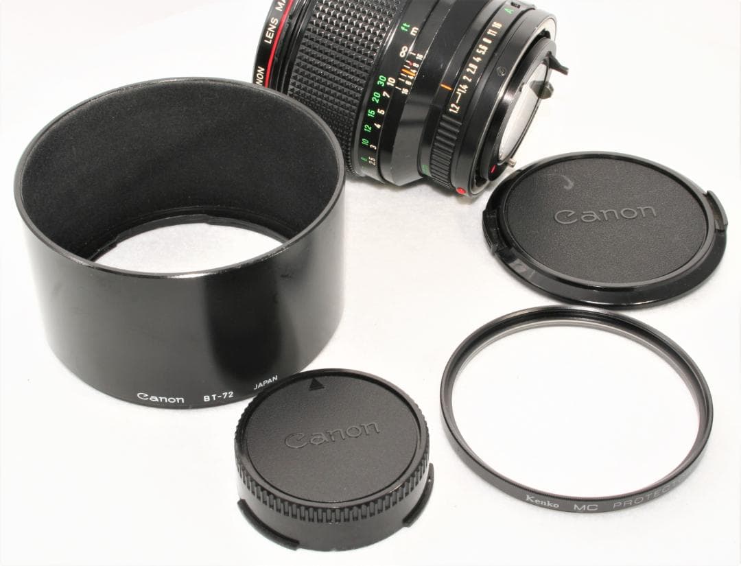 【美品】Canon キヤノン New FD 85mm F1.2 L MFレンズ