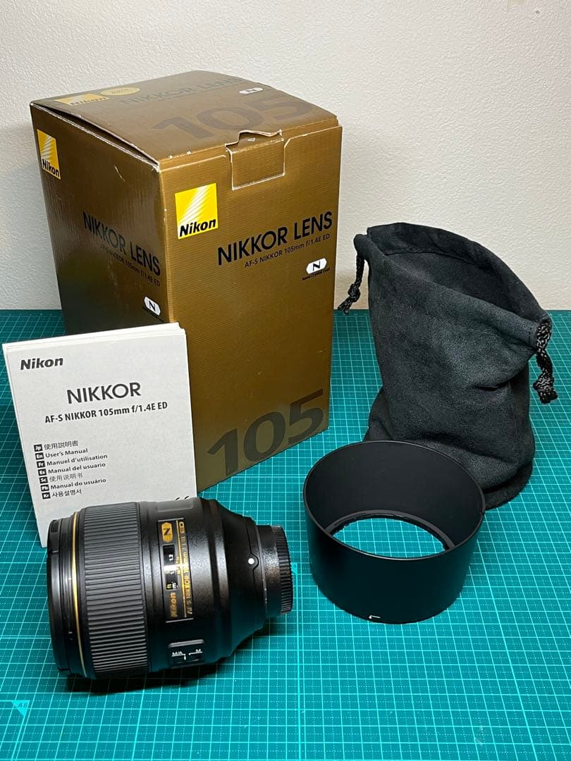 [良品] ニコン AF-S NIKKOR 105mm f/1.4E ED