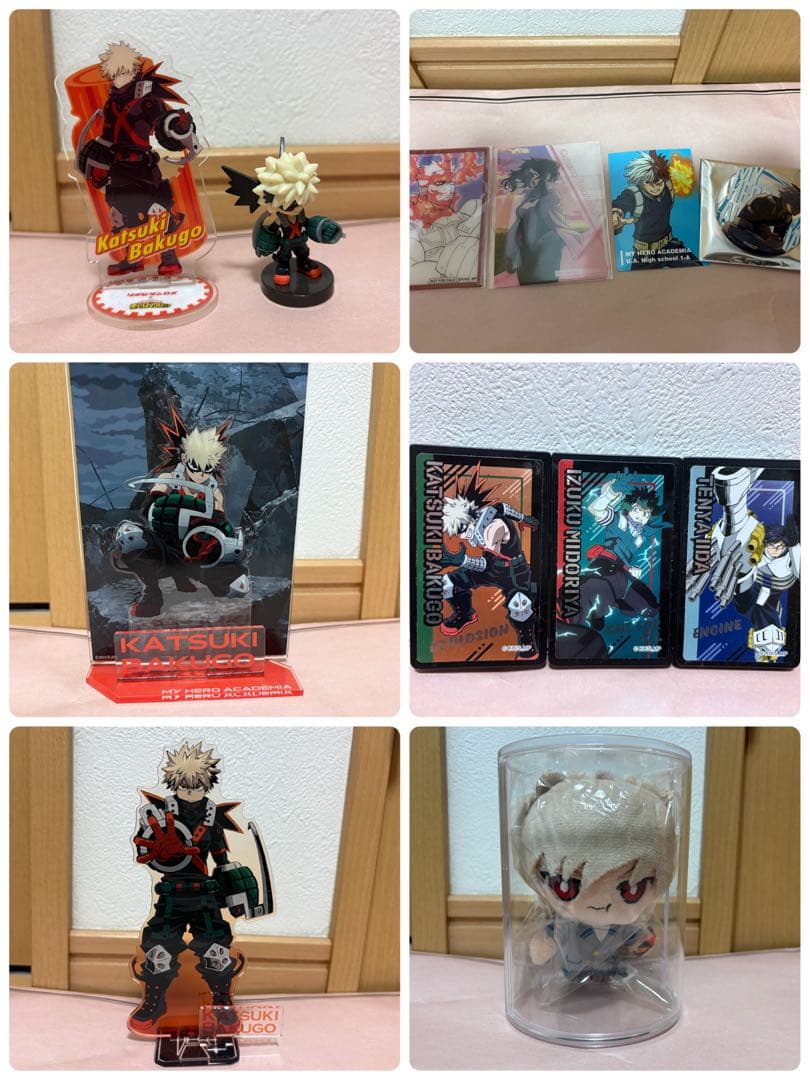 爆豪勝己グッズ。ヒロアカおまとめ。