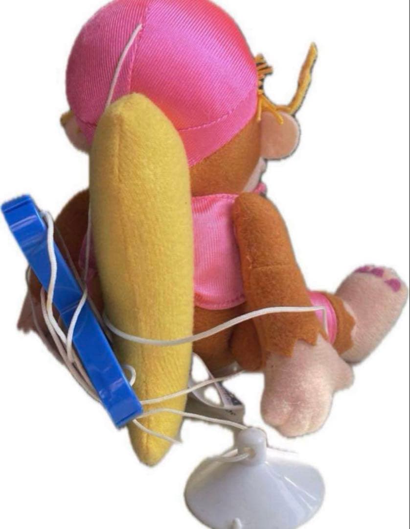 激レア】ドンキーコング　ディクシー　吊り下げぬいぐるみ　スーパードンキーコング２