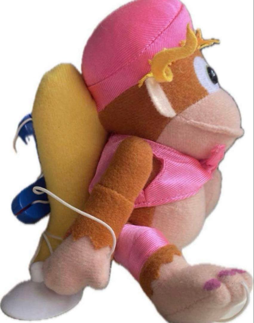 激レア】ドンキーコング　ディクシー　吊り下げぬいぐるみ　スーパードンキーコング２