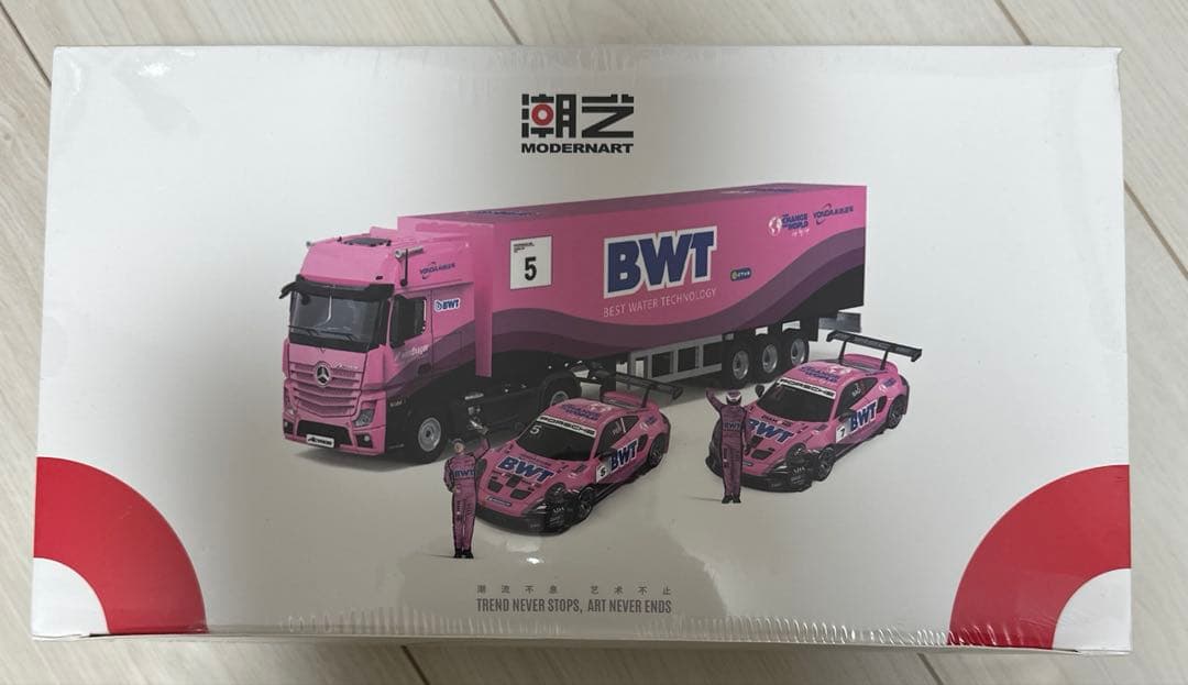 BWT 1/64 メルセデス ベンツ トラック トランスポーター ポルシェ