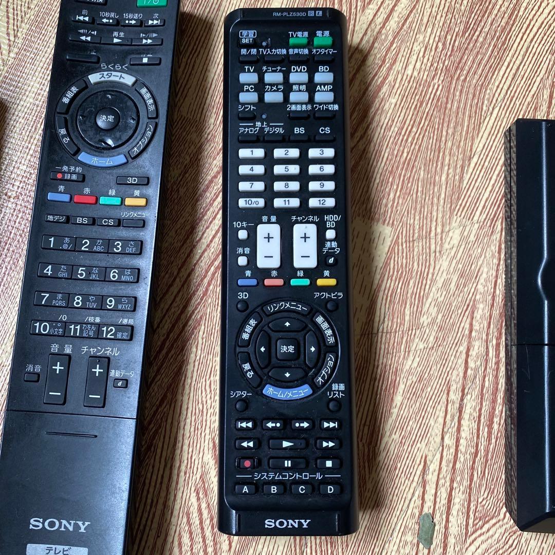 SONY テレビ用リモコン 4個セット