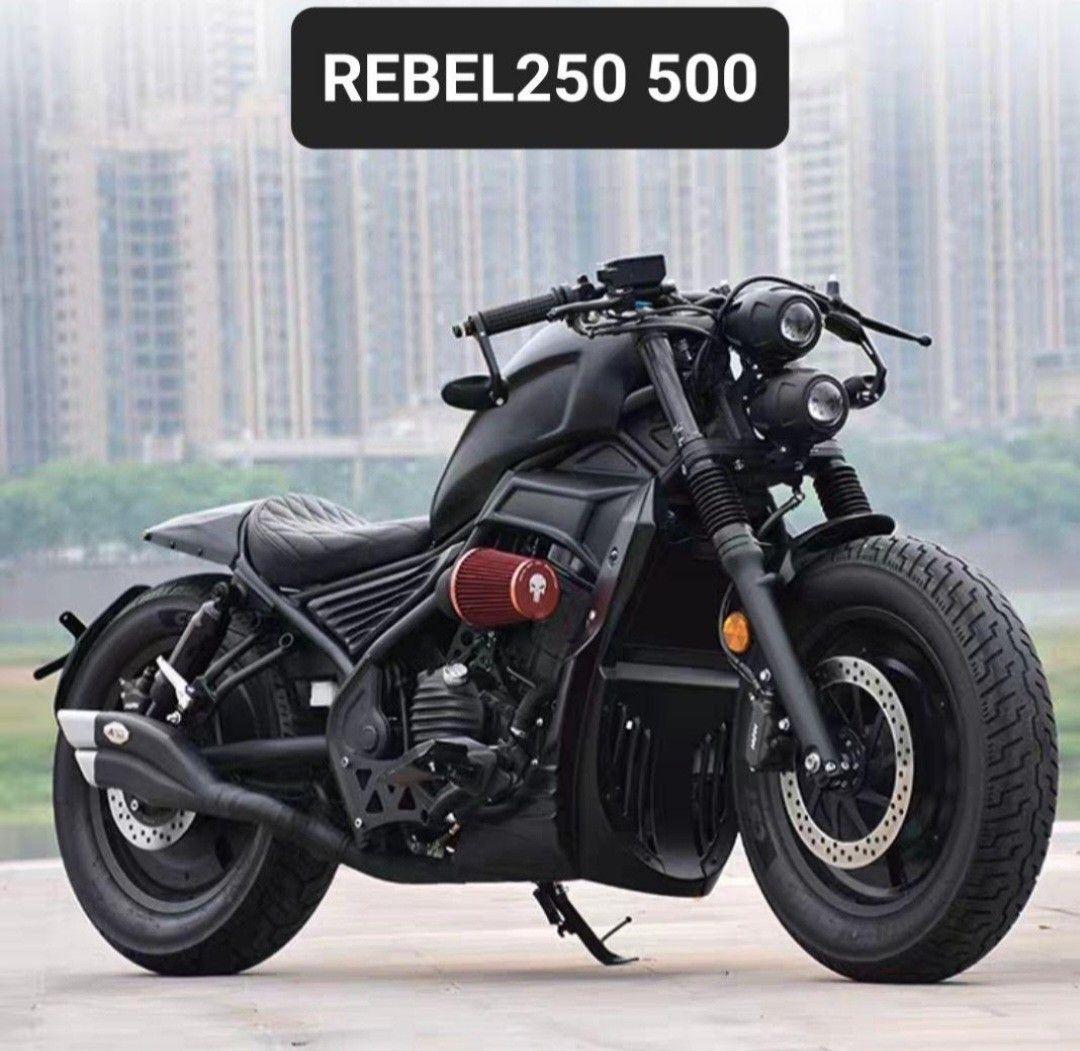 MOTOBOX レブル250 500 ヘッドライト 縦目 LED２灯化 キット