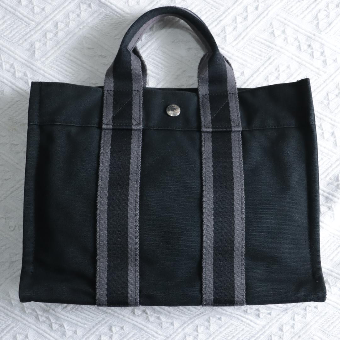 美品！エルメス　Hermes　フールトゥ　PM　ハンドバッグ　ブラック