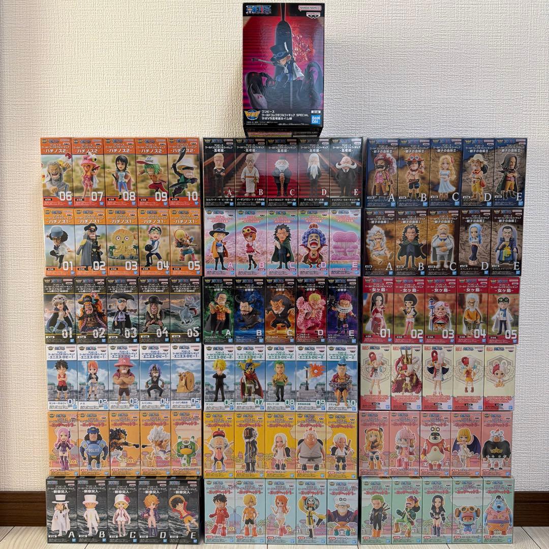 ワンピース ワーコレ プライズフィギュア91個まとめ売り