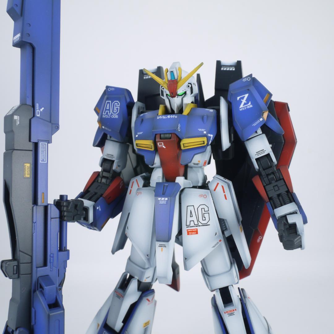 ガンプラ　HG Zガンダム　リバイブ　全塗装　完成品