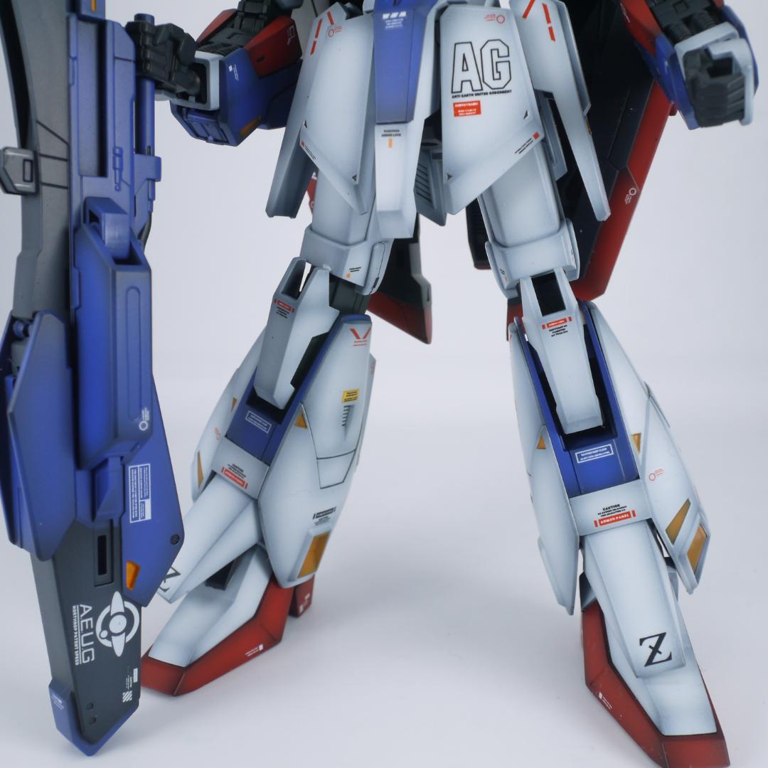 ガンプラ　HG Zガンダム　リバイブ　全塗装　完成品