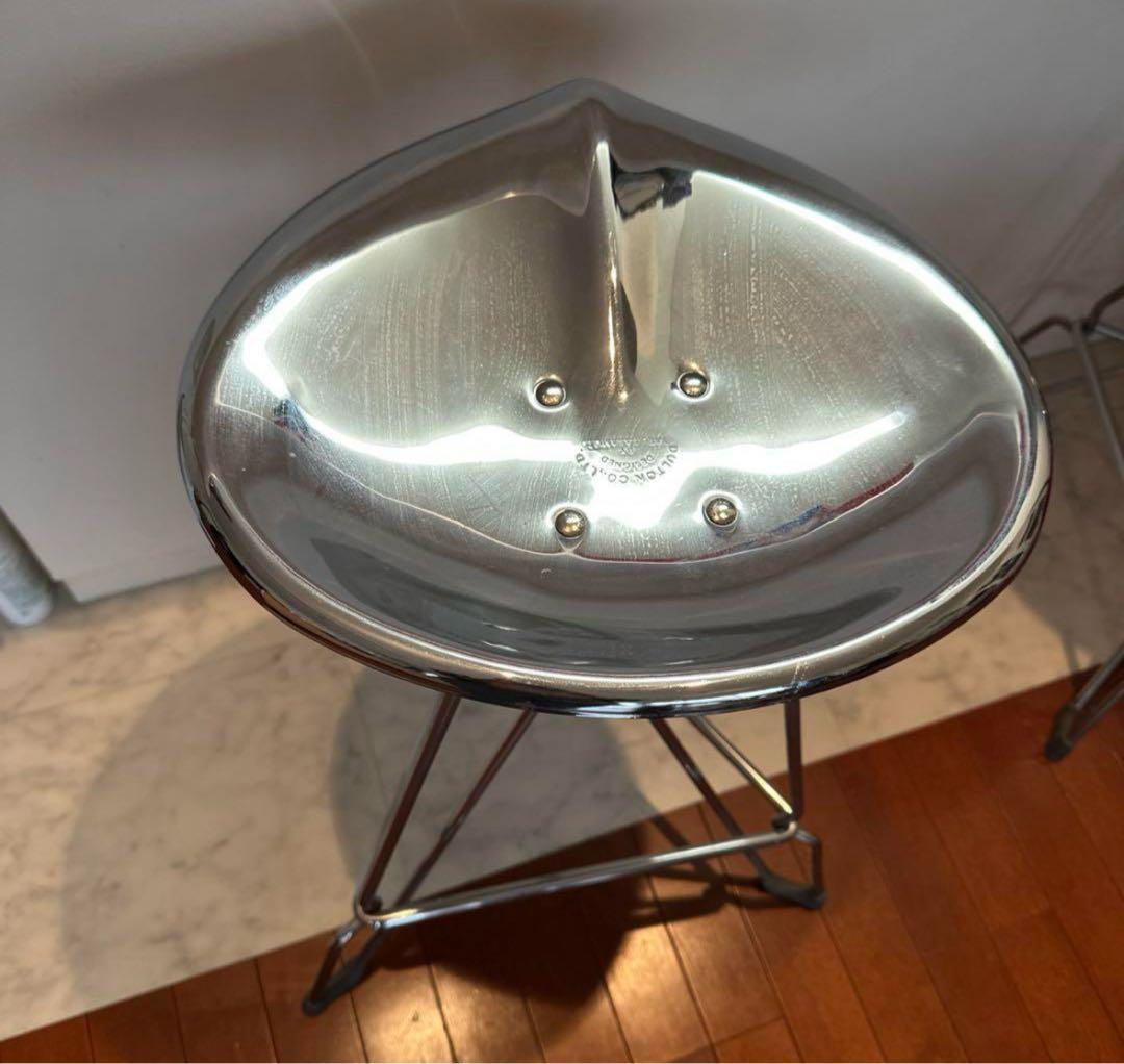 【Pina様限定】②メタル製　バースツール DULTON 高さ調整可能