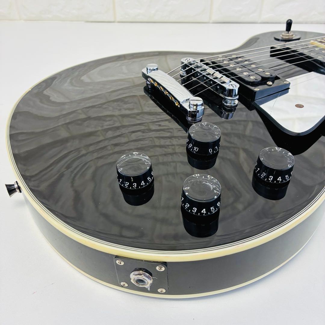 G.I.G レスポール カスタムタイプ ブラック ミラーピックガード