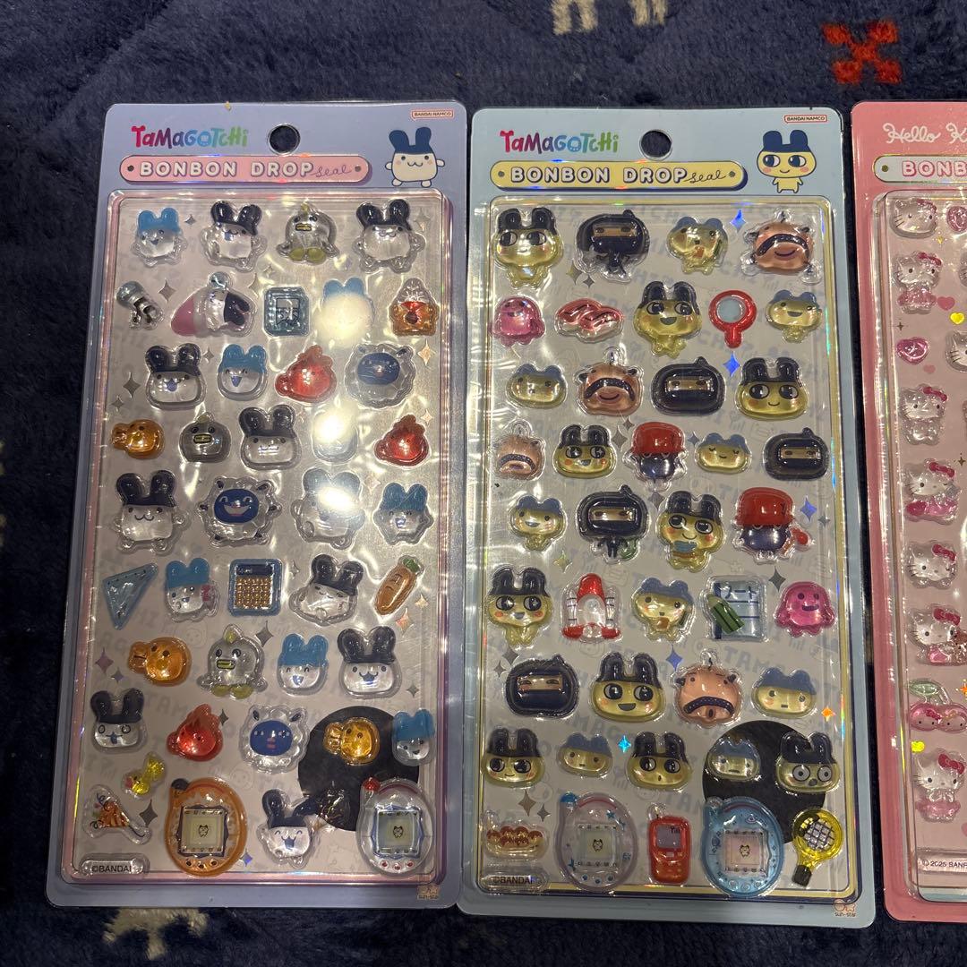入手困難、たまごっち⭐︎ボンボンドロップシール 4枚セット正規品