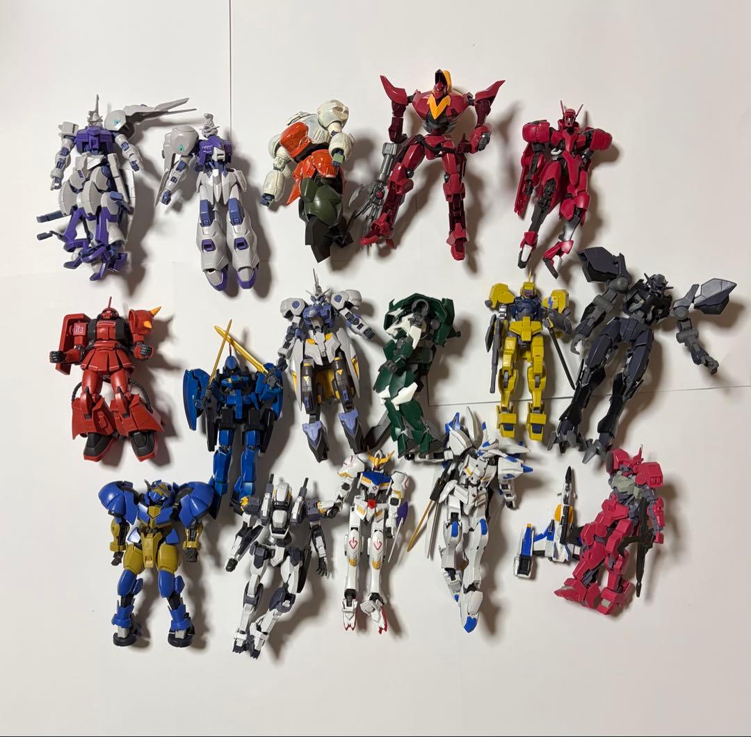 HGガンプラセット 31体とパーツ　ジャンク