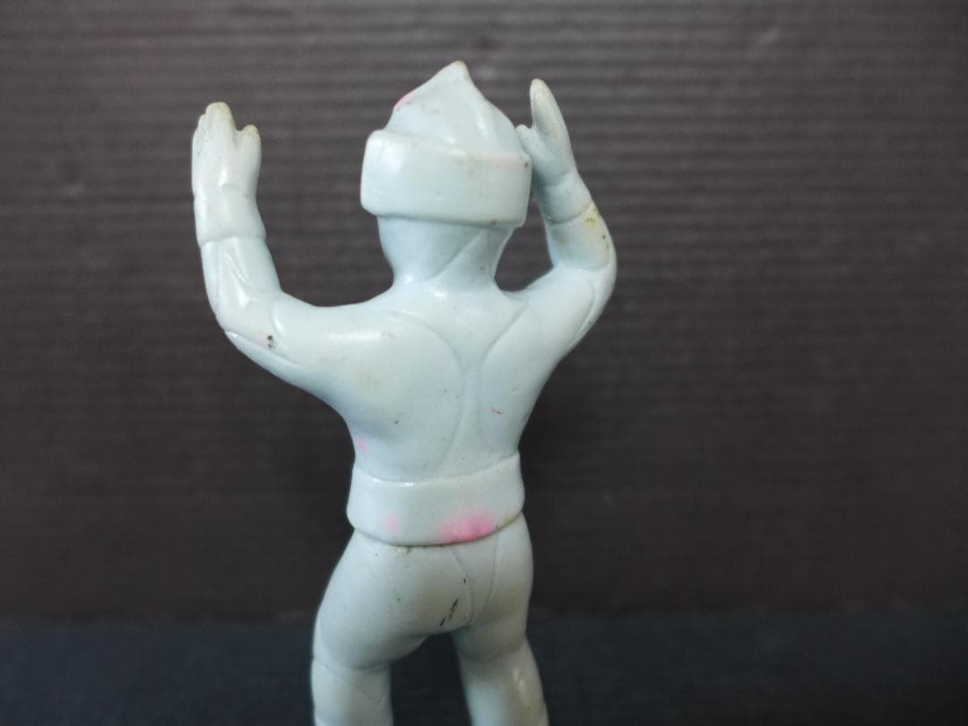 時代物　ミラーマン　小型ソフビ　フィギュア　円谷プロ刻印入り 　昭和レトロ