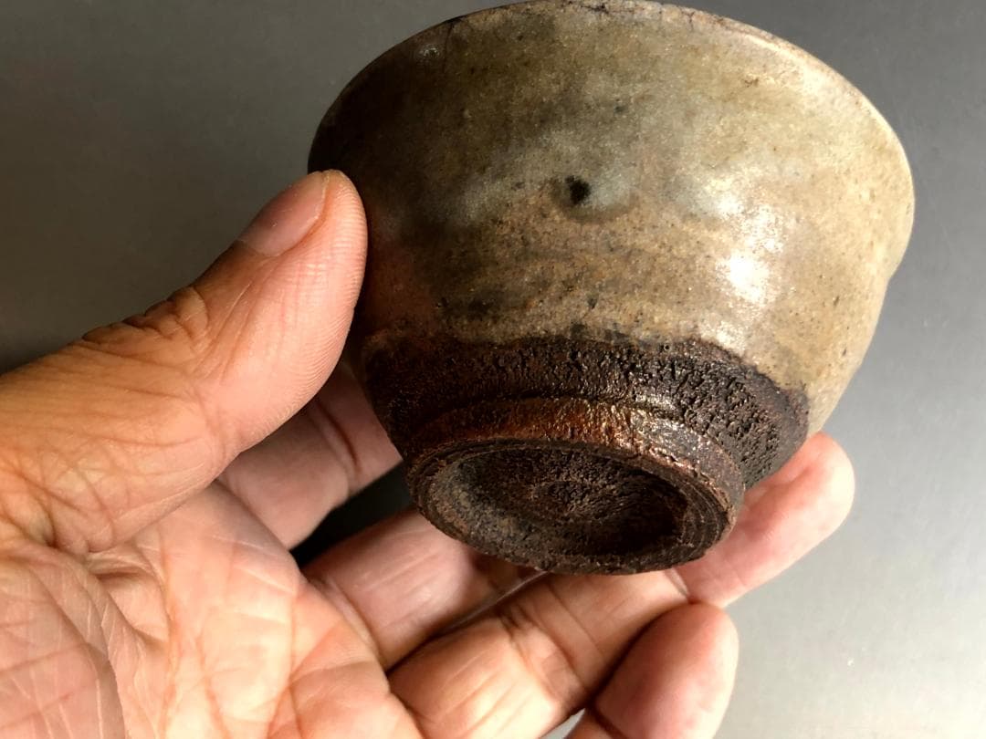 酒器■古唐津名品片口 江戸期 コレクター所蔵品 酒器 ぐい呑み 時代物 骨董品■