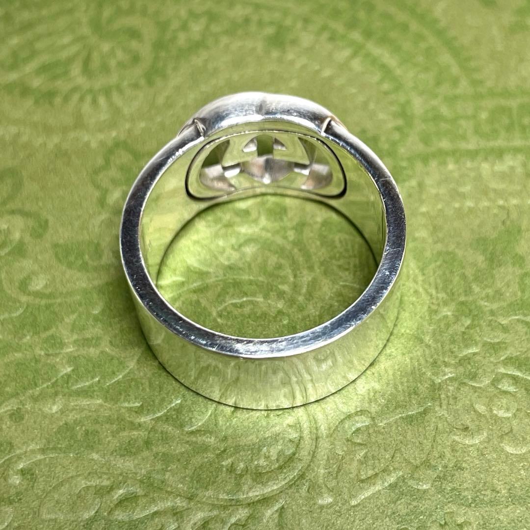 GUCCIグッチ インターロッキングGGリング 15号　メンズ/レディース