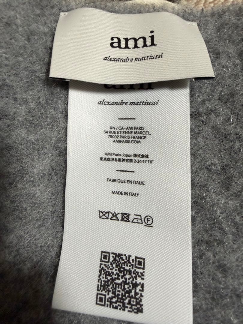 ami アルパカ AMI DE COEUR スカーフ　25AW