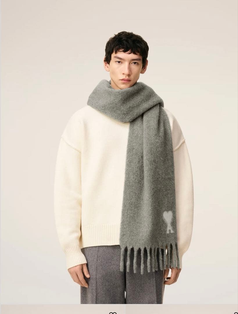 ami アルパカ AMI DE COEUR スカーフ　25AW