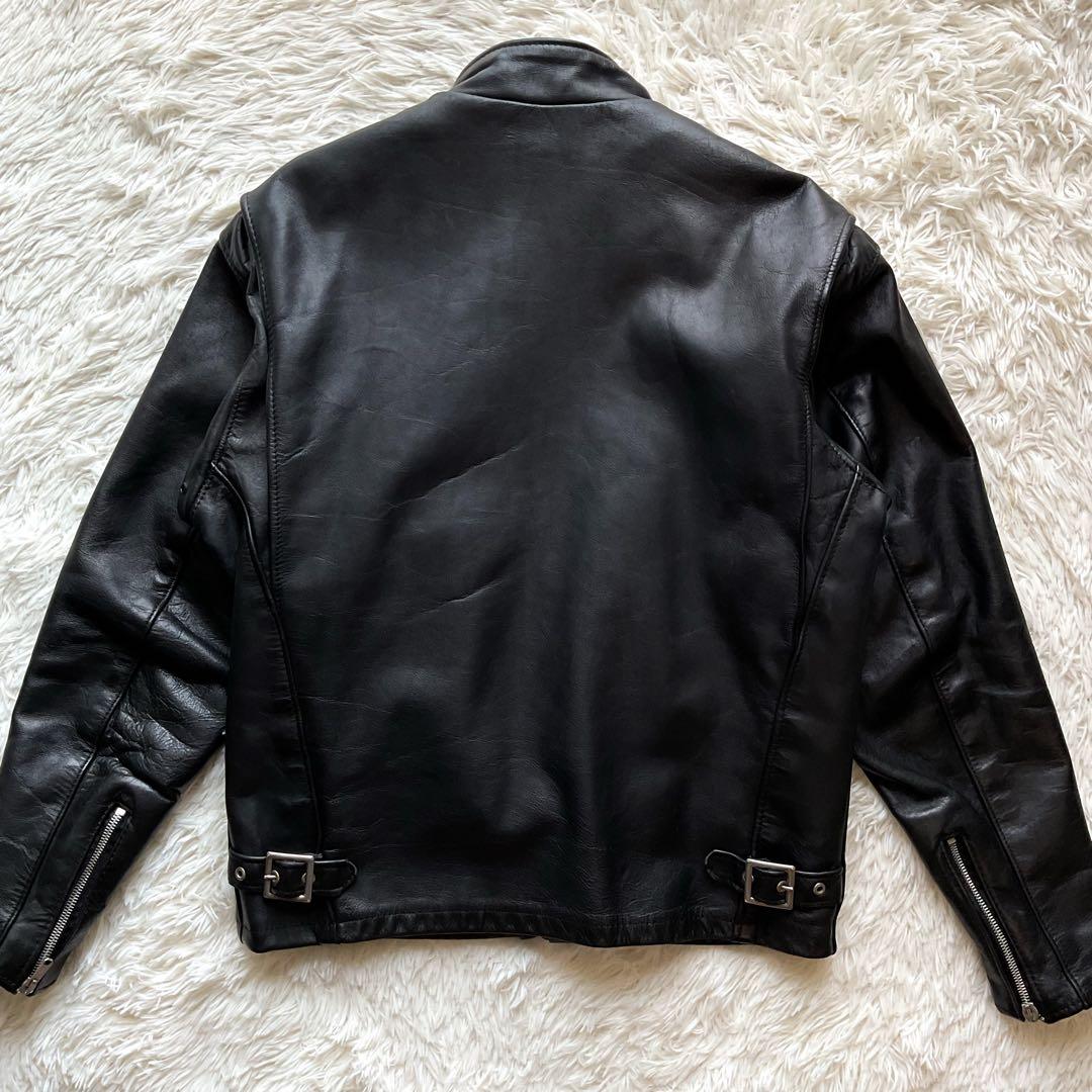 人気✨schott 641 レザージャケット　シングルライダース　牛革　40 黒