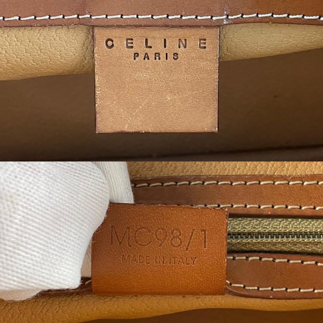 超希少美品 CELINE オールドセリーヌ マカダム柄 ハンドバッグ MC98