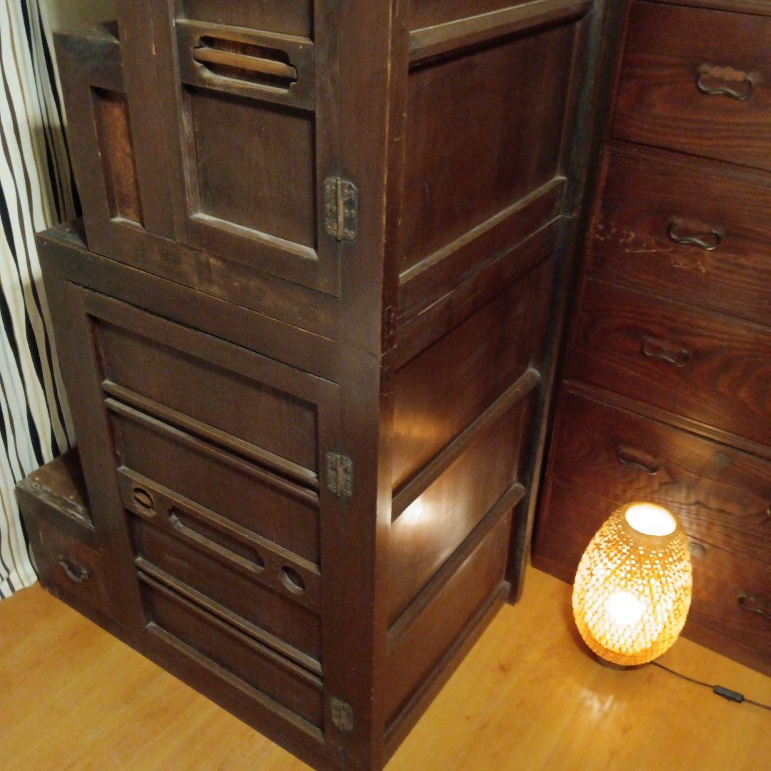 階段箪笥 　和箪笥　キャビネット　水屋　船箪笥　アンティーク