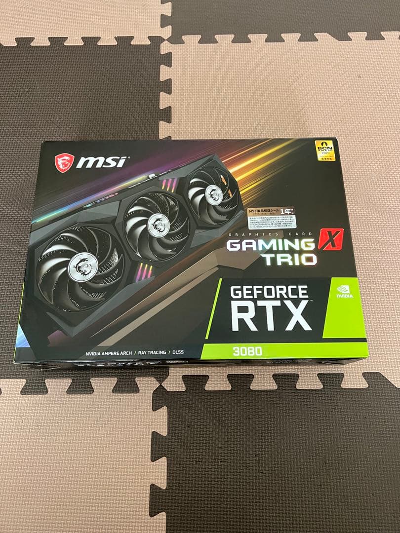 MSI GEFORCE RTX3080 GAMING X TRIO 10G超美品