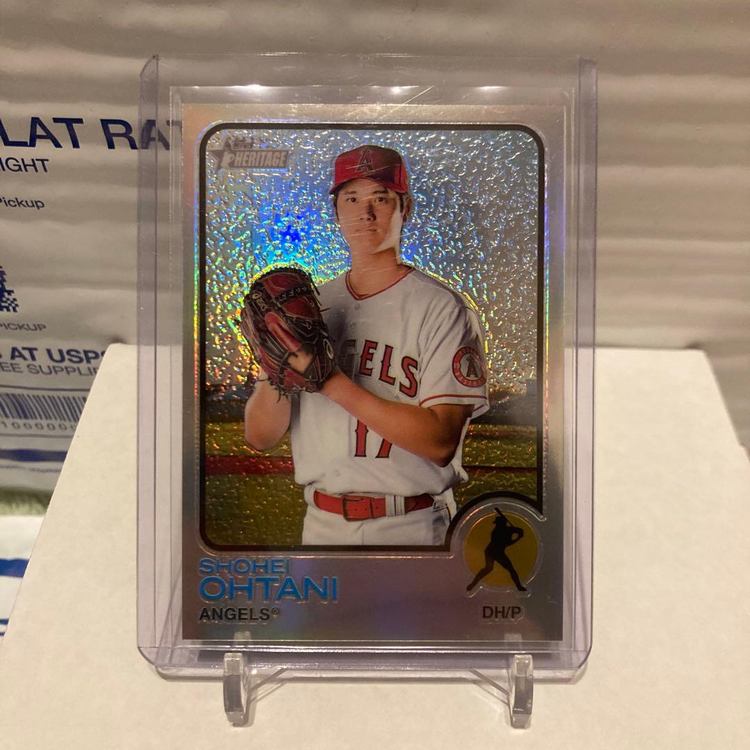 大谷翔平 2022 topps heritage 673シリ ドジャース