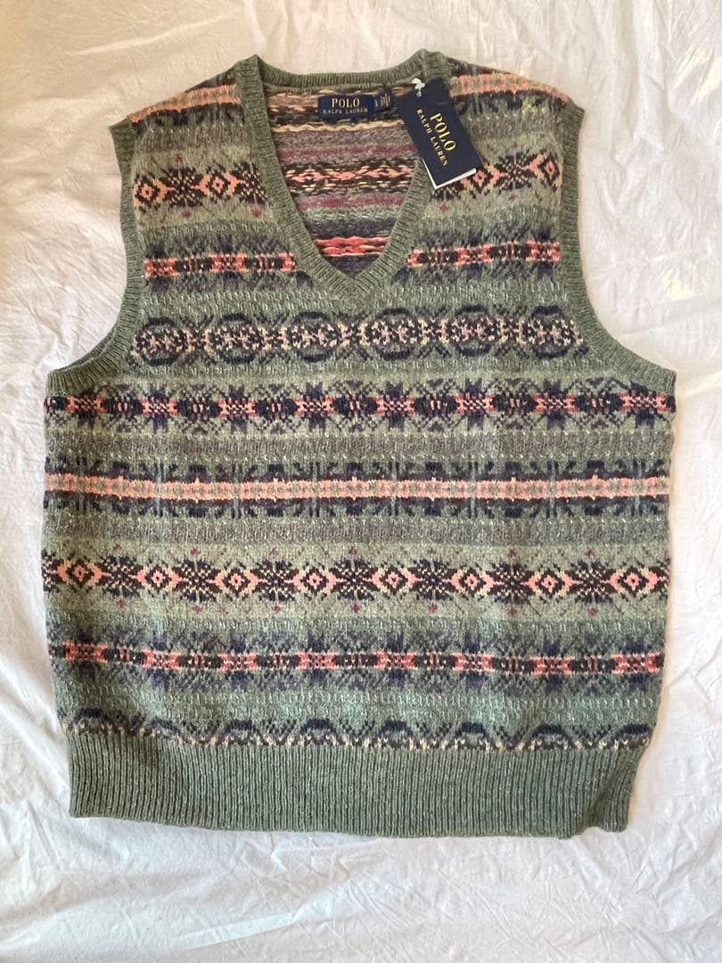 RALPHLAUREN メンズ ベスト　総柄　新品未使用品