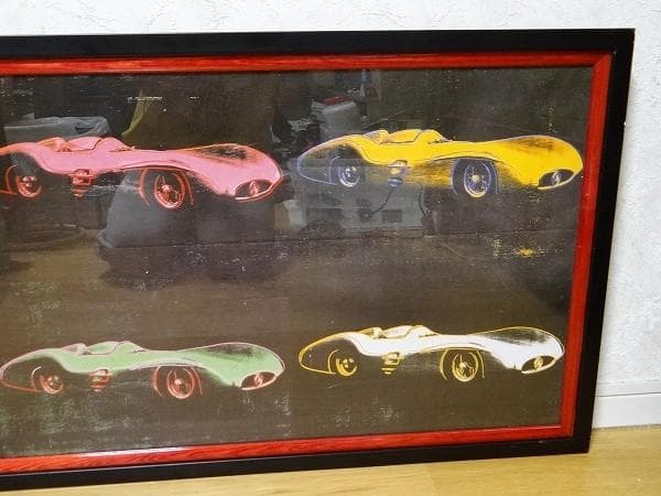 希少 アンディ・ウォーホル CARS 車 旧車 アートポスター 当時物