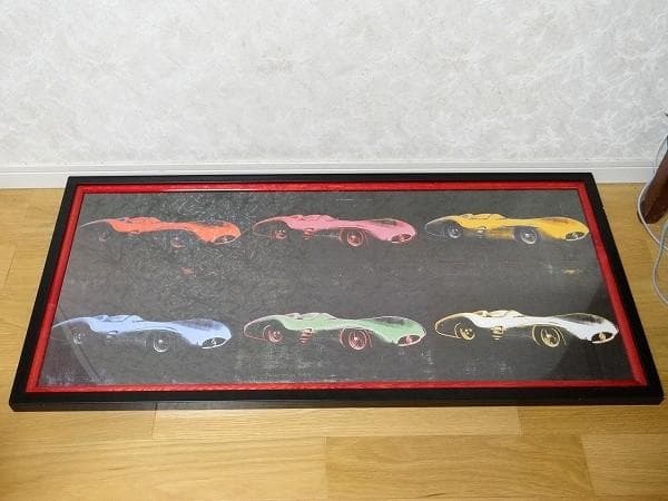 希少 アンディ・ウォーホル CARS 車 旧車 アートポスター 当時物