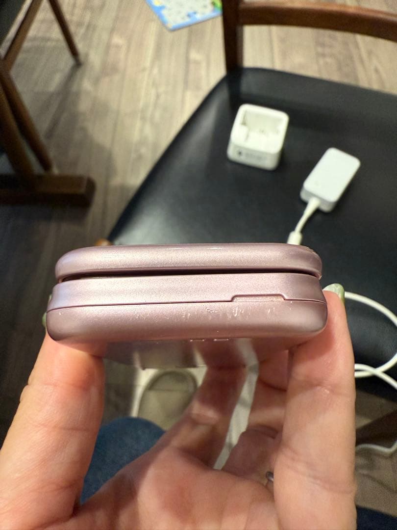 docomo らくらくフォン　F-01M ピンク 携帯電話 本体 充電器セット