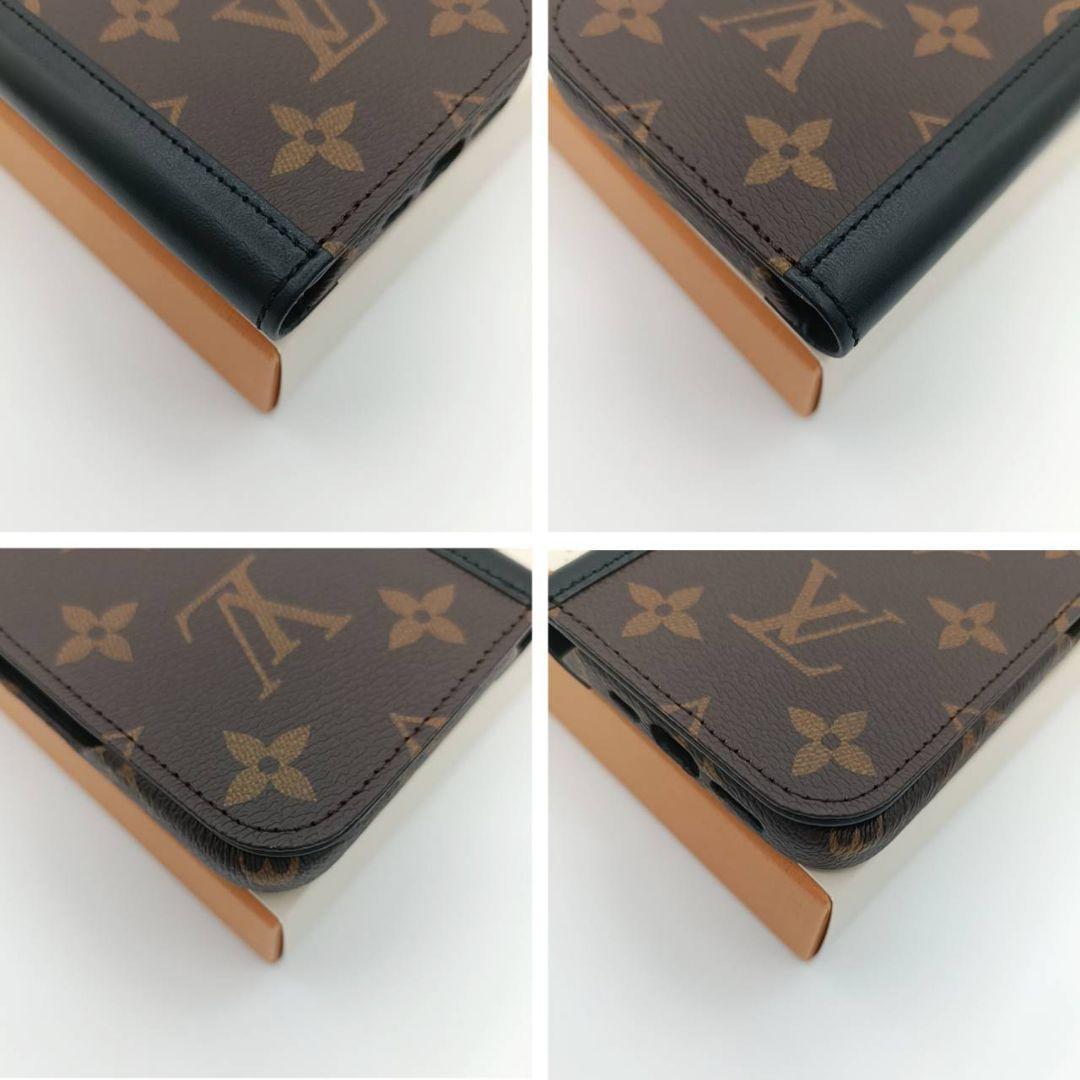 ルイヴィトン　iPhone15 pro ケース モノグラムフォリオ 手帳型 箱付