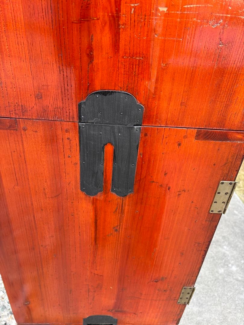 木製アンティーク箪笥 引き出し付き