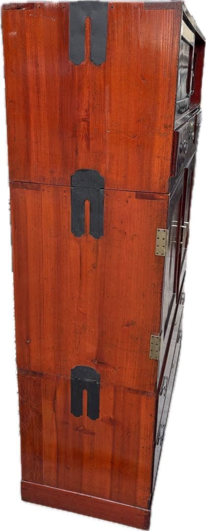 木製アンティーク箪笥 引き出し付き