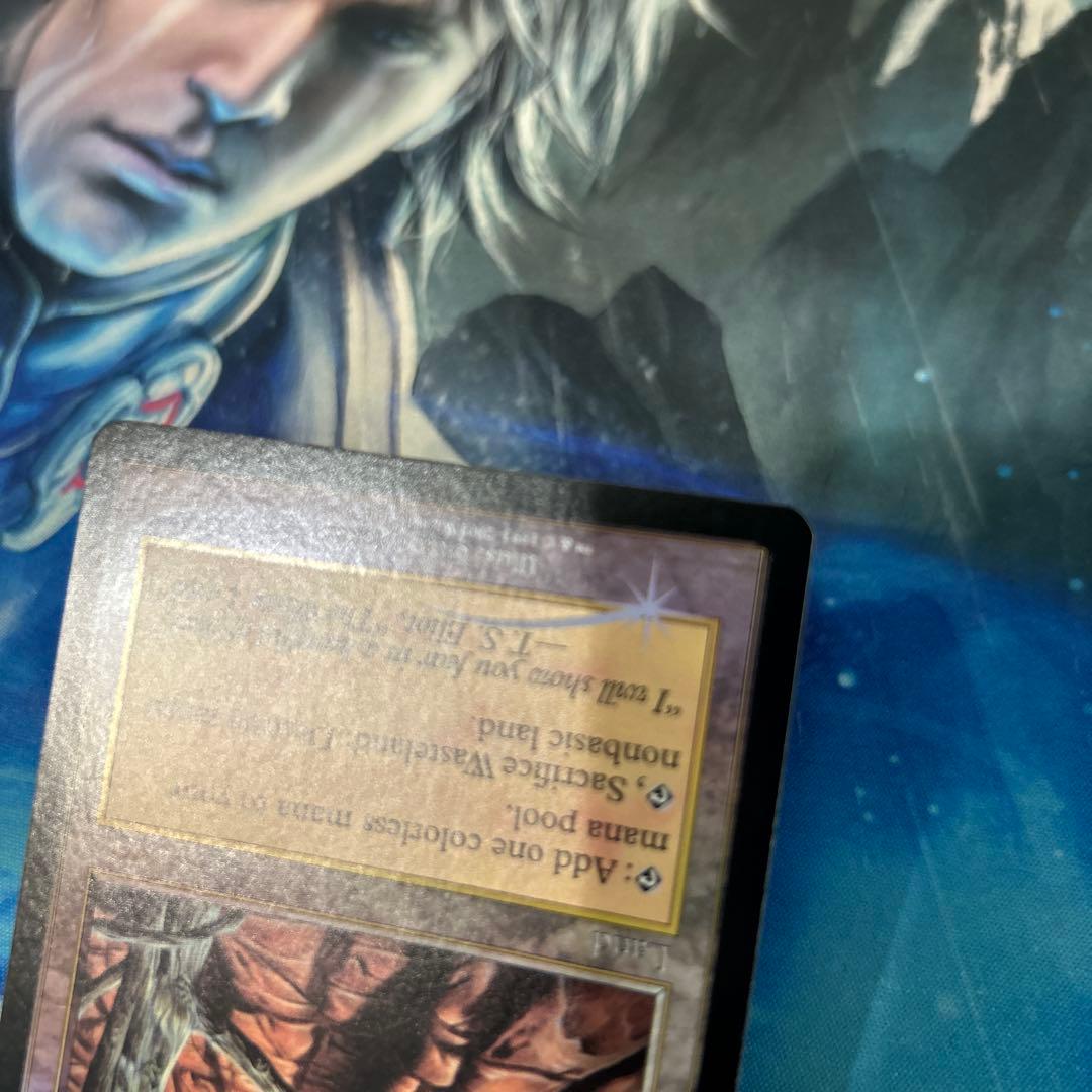 mtg 旧枠 初版 foil 不毛の大地/Wasteland 英語 en その1