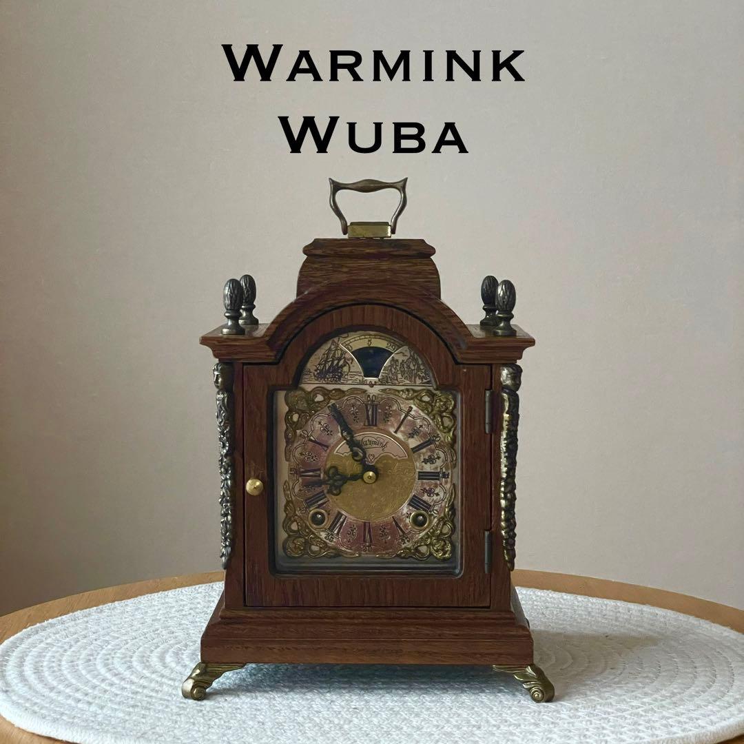 Warmink WUBA ワルミンク ウーバ ムーンフェイズ ゼンマイ式 置時計