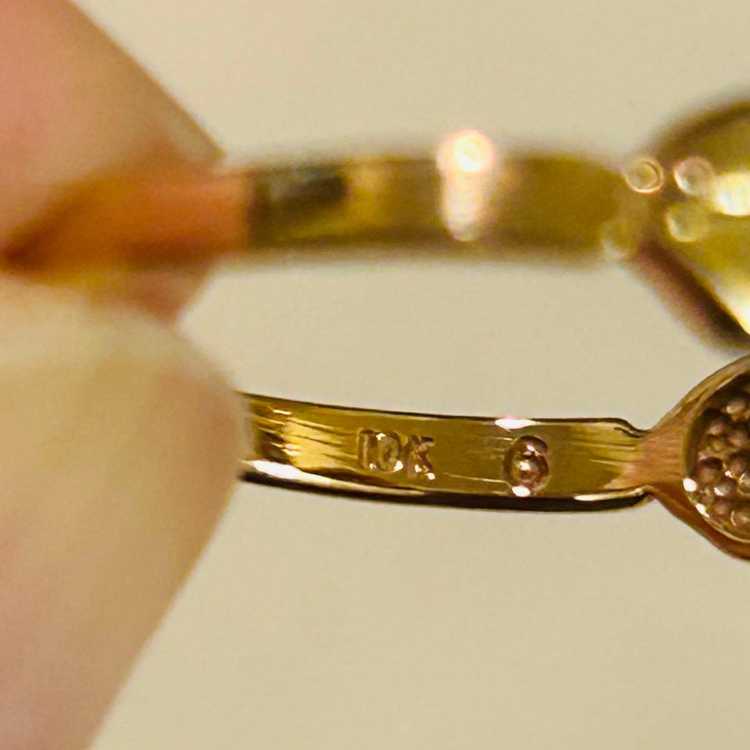 ローズ　バラの指輪　リング　アンティーク ピンクゴールド　イエローゴールド