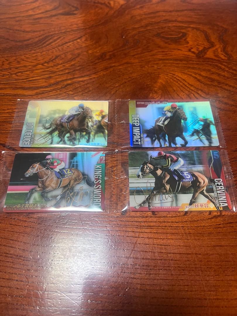 【購入禁止】サラブレッドホースコレクション3R ウエハース　サイン入りまとめ