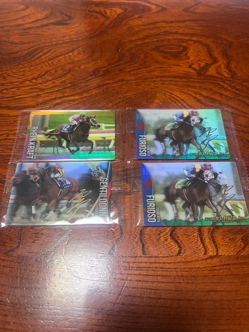 【購入禁止】サラブレッドホースコレクション3R ウエハース　サイン入りまとめ