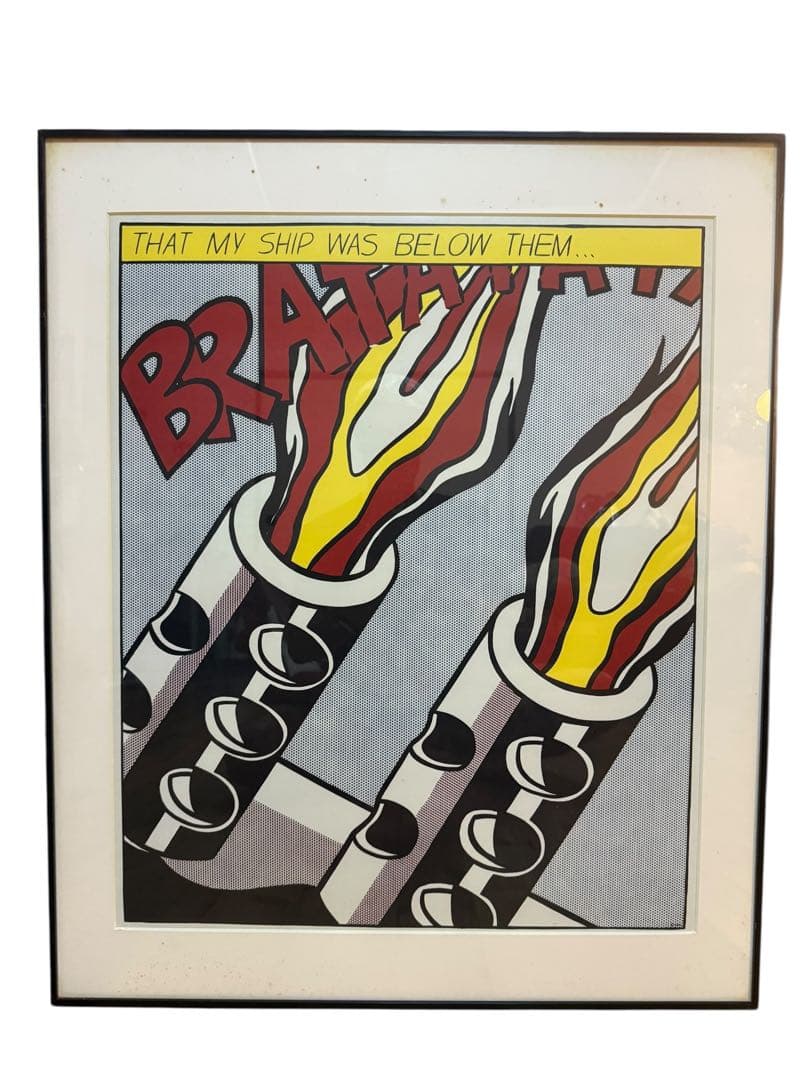 額装 ロイ・リキテンスタイン As I Opened Fire 3枚組SET